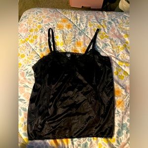Velrose brand vintage sheer lingerie top
